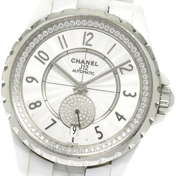 CHANEL J12 H3841 White ceramic date white Dial Automatic Boy's Watch_843575 J12 Paradoxe Watch Caliber 12.1, 38 mm - White ceramic | CHANEL main image 4